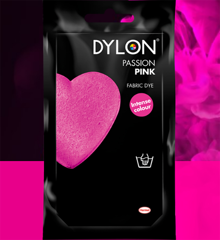 Dylon Fabric Dye Passion Pink